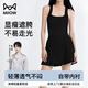 貓人（MiiOW）無(wú)袖網(wǎng)球連衣裙女帶胸墊2025新款polo透氣羽毛球運動(dòng)瑜伽裙網(wǎng)球服