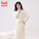 貓人睡袍女春夏【純棉浴袍】長(zhǎng)袖2025年新款四季可穿大碼中長(zhǎng)款晨袍