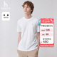 哈吉斯（HAZZYS）男裝 親膚休閑通勤舒適短袖T恤ASTZE0BBX51 米黃色OW 180/100A50