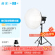 南光（NANLITE）FS-200B雙色溫補光燈 室內直播平面人像拍攝燈 視頻錄制200W常亮燈 攝影棚打光燈 FS-200B+650柔光箱+燈架