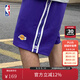 NBA球隊文化系列湖人/凱爾特人/勇士籃球褲休閑潮流運動(dòng)夏季短褲 洛杉磯湖人隊（紫色） XL
