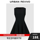UR2025春季新款女裝摩登魅力收腰顯瘦無(wú)袖連衣裙UWG750015