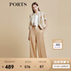 PORTS寶姿商場(chǎng)同款春夏新款女裝“Crop Top格紋短西裝”LD8J086PFD122 亞麻淺金混色 L (8)