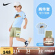 NIKE 耐克童裝男童短袖t恤+短褲2件套裝25夏季新款舒適毛圈兒童套裝