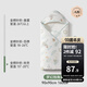 嫚熙（EMXEE）嬰兒包被新生兒寶寶抱被四季純棉防驚跳產(chǎn)房包單 【秋冬款】夢幻獨角獸 室溫15-20℃ 90×90cm