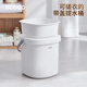 意可可水桶14L加厚帶蓋手提桶學(xué)生宿舍洗漱桶盆洗澡洗衣臉盆E24147高配