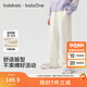 巴拉巴拉balaOne童裝女童長(cháng)褲加絨直筒褲兒童褲子2025冬裝新款保暖百搭潮 白色調00411 130
