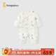 童泰（TONGTAI）嬰兒連體衣春秋季純棉紗布男女寶寶衣服哈衣爬服睡衣綠色73cm