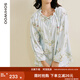 sohiwoo月子服春夏款純棉產(chǎn)后孕婦睡衣春夏季產(chǎn)婦哺乳睡衣孕婦居服 卡布利鴨（帶哺乳口） L【奇幻之旅｜夢游仙境系列】