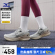 美津濃（MIZUNO）進階厚底緩震跑步鞋ASTRO PLUS II 07/蘭灰色/氣氛紅/深藍(lán)   42