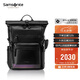 新秀麗（Samsonite）男士雙肩包15.6英寸電腦包商務(wù)高端牛皮革書包七夕禮物 TM3