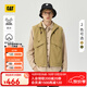 CAT卡特新品男士戶(hù)外休閑多功能高領(lǐng)防潑水工裝馬甲外套 淺卡其 M