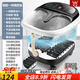 皇威（huangwei）泡腳桶全自動(dòng)加熱足浴盆家用恒溫電動(dòng)按摩洗腳盆足底養生神器 智能定溫-氣泡沖浪-大屏面板