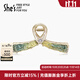 She's茜子抓夾無(wú)邊萬(wàn)象盤(pán)發(fā)鯊魚(yú)夾后腦勺發(fā)夾發(fā)抓大號發(fā)卡頭飾生日禮物 藍綠色D0
