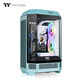 Thermaltake（Tt）The Tower 300 海景房機箱 電腦主機（Matx主板/支持420水冷/4090顯卡/水平橫躺） 松石綠