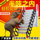 閣樓伸縮梯室內(nèi)外隔層梯壁掛樓梯電全自動(dòng)隱形折疊升降梯別墅復(fù)式 60*70冷軋鋼1.5-2米【顏色備注】