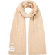 Siggi100%綿羊毛圍巾女秋冬純色百搭圍脖防寒保暖針織圍巾圍脖送禮禮物