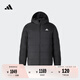 adidas 550蓬休閑保暖連帽鴨絨羽絨服男女阿迪達斯官方輕運動   黑色   XL