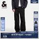 杰克·瓊斯（JACK&JONES）降落傘兵褲男夏季工裝褲涼感男褲略寬松休閑褲輕薄款潮流褲子 E40黑色 33 180 33