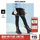 MiniPeace太平鳥(niǎo)童裝冬女童打底褲FBGDE4D49 黑色 130cm