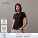 Calvin KleinJeans夏季女士休閑字母印花ck通勤純色修身短袖T恤POLO衫J223493