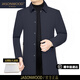 JASONWOOD官方正品品牌男裝羽絨服男冬季中年修身商務(wù)紳士輕薄翻領(lǐng)爸爸外套 高檔藏藍 【專(zhuān)柜同款】 XL 180 建議【135-150斤】