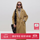范思藍(lán)恩韓系氣質(zhì)黃色雙面呢子大衣女中長(zhǎng)款西裝羊毛呢外套4147 麥穗黃 XS