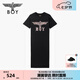 BOY LONDON25新款夏季女款T恤裙時(shí)尚翅膀黑色連衣裙W17015 黑色 S