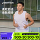 迪卡儂跑步運(yùn)動快干男士背心 KALENJI RUN DRY 白色 2504715 2XL