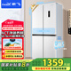 新飛（Frestec）418升凈味超薄對開四開多門風冷無霜電冰箱變頻一級能效十字國家補貼20% BCD-418WK8CT