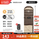 挪客Naturehike信封帶帽睡袋秋冬加厚成人戶(hù)外露營(yíng)防寒保暖睡袋 羽絨棉/陶泥灰（U350S）
