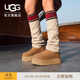 UGG冬季女士厚底經(jīng)典字母襪套高筒靴雪地靴 1144044CHE|栗色 38
