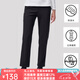 探路者軟殼褲女秋冬戶外防風(fēng)保暖休閑褲 TAMI92084 黑色 2XL