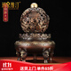 瑪朵維汀九轉乾坤銅鼎擺件中式客廳酒柜開(kāi)業(yè)禮品辦公室桌面擺件工藝品裝飾 大號古銅色252538cm