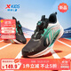 特步（XTEP）童鞋氫風(fēng)8.0密網(wǎng)運動(dòng)鞋大童校園科技旋鈕扣跑鞋 黑/極光綠 38