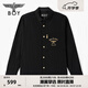 BOY LONDON黑色燙金肌理感外套時(shí)尚街頭潮流長(zhǎng)袖襯衫N21801 黑色 S