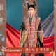 重回漢唐子衿原創(chuàng  )宋制漢服女婚服重工大袖刺繡鳳冠霞帔中式 藏藍霞帔/現貨 M