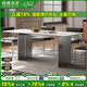 高德美居2025新款高端不銹鋼巖板餐桌新明珠現(xiàn)代簡約客廳家用餐桌椅組合 160*80cm不銹鋼餐桌(新明珠)