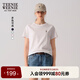 Teenie Weenie小熊短袖T恤女2025年春夏新款基礎(chǔ)時(shí)尚易搭刺繡圓領(lǐng)T恤上衣女