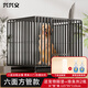 興興文狗籠子大型犬中型帶廁所分離室內金毛邊牧拉布拉多專(zhuān)用特大號狗籠 升級黑色六面全方管【150斤內】送除臭劑+腳墊