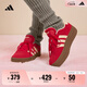 adidas「T頭鞋」VL COURT BOLD厚底增高休閑板鞋德訓(xùn)鞋女阿迪達(dá)斯   淺猩紅/暖香草色   36