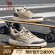 駱駝（CAMEL）滑板鞋男夏季網(wǎng)面厚底運(yùn)動(dòng)板鞋新款復(fù)古休閑百搭 G13A342155 山沙色 四季款 40
