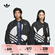 adidas情侶款復(fù)古寬松運(yùn)動(dòng)立領(lǐng)夾棉外套男女阿迪達(dá)斯官方三葉草 黑色 XL