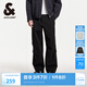 杰克·瓊斯（JACK&JONES）男裝降落傘兵褲男秋季工裝褲涼感男褲略寬松休閑褲輕薄款潮流褲子 E39黑色 預售9月19日發(fā)貨 34 180