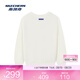 斯凱奇（Skechers）中性秋冬季毛織/開衫毛織套頭衛(wèi)衣L325U049 薄霧白/06AH L -XL
