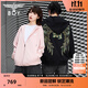 BOY LONDON【燦若繁星】秋情侶外套重工連帽開(kāi)衫衛(wèi)衣N06904 黑色七彩翅膀 M