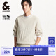 杰克·瓊斯（JACK&JONES）男裝新款百搭胸前字母提花針織圖案常規(guī)圓領(lǐng)毛衣男款224413021 石灰花灰G01 常規(guī) 石灰花灰G01 L 180