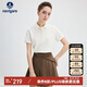 Navigare意大利小帆船女士純色翻領(lǐng)T恤短袖保羅polo衫2325525528 白  L 