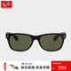 雷朋（RayBan）雷朋徒步旅行者方形復古舒適綠色0RB2132F 622黑色鏡框綠色鏡片