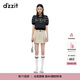DZZIT【爆款補單】地素短褲早春壓褶工藝裙褲設計學(xué)院風(fēng)女 淺卡其色 XS